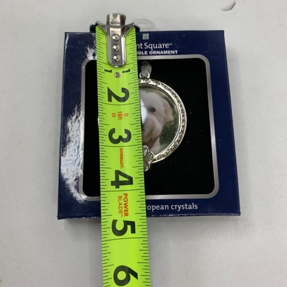 Dog Cat Paw red plaid Holiday Christmas Stocking & 2 Animal photo frame ornament - Picture 16 of 16